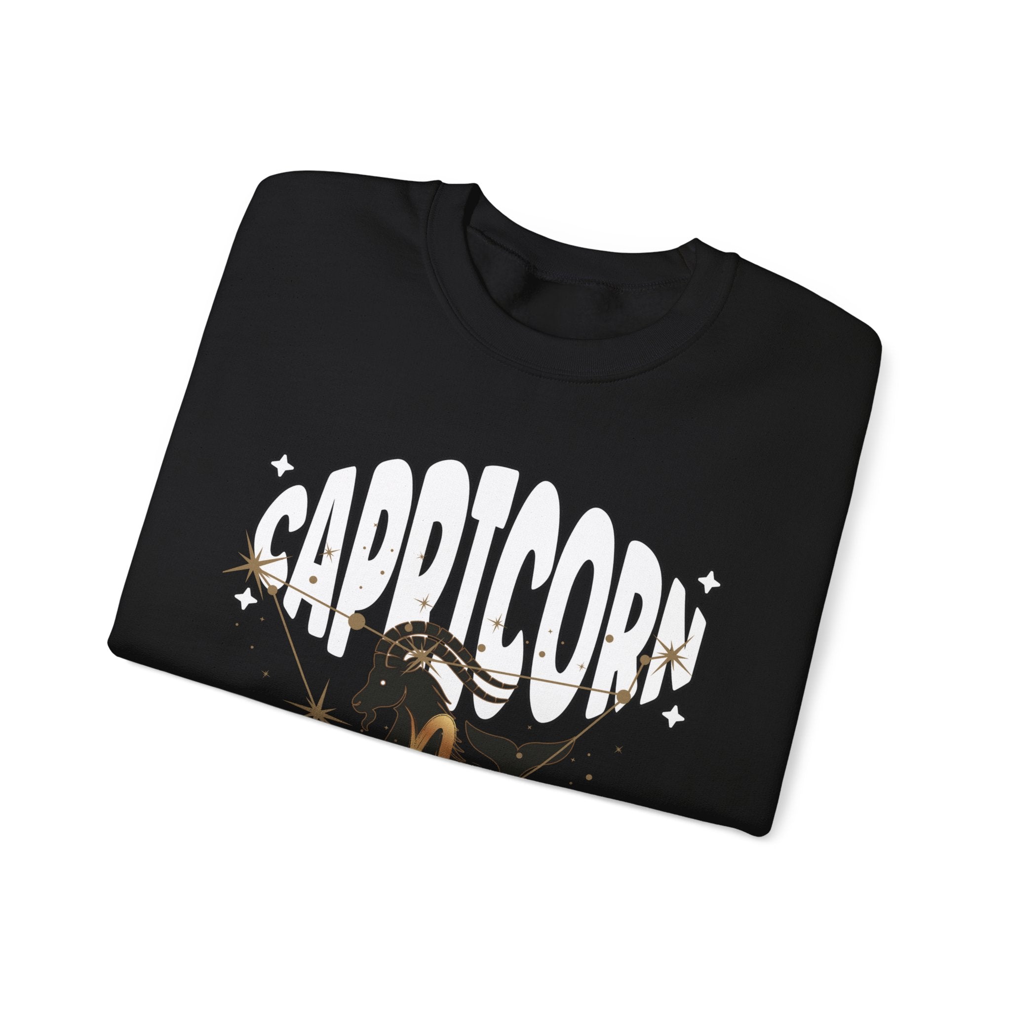 Capricorn Zodiac Casual Unisex Crewneck Sweatshirt